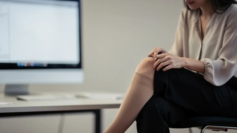 Mon avis sur les bas de contention portés au bureau après un an d’alternance